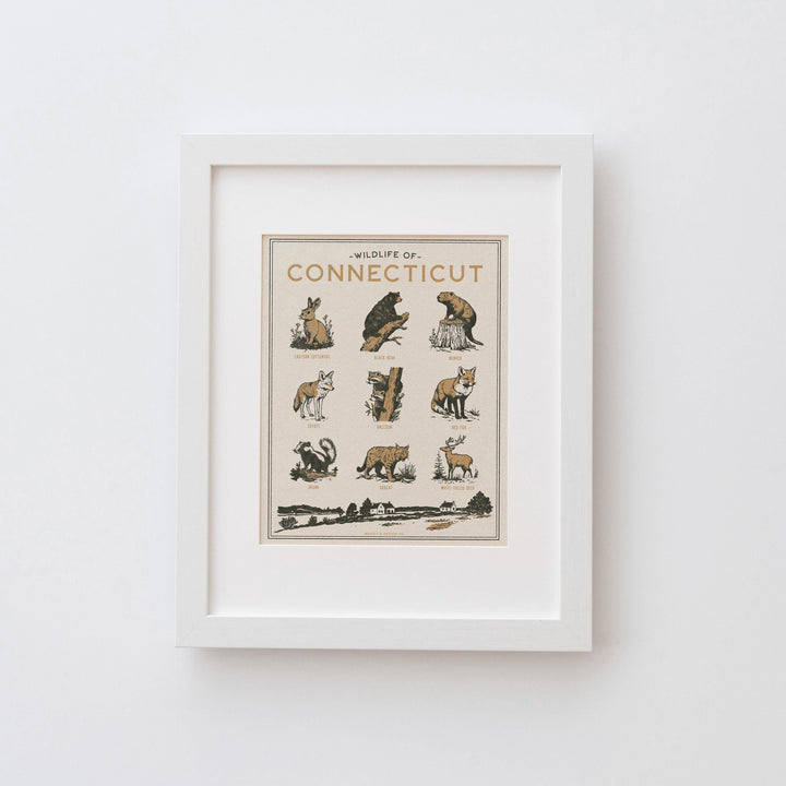 Connecticut Wildlife Print