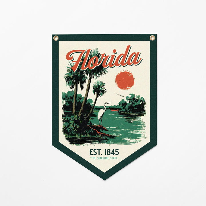 Florida Felt Camp Flag