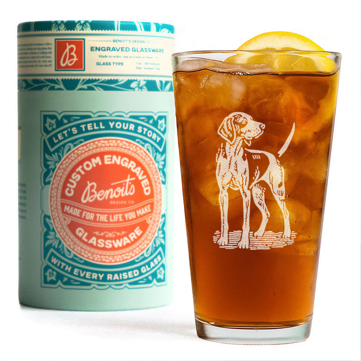 American Foxhound Customizable Dog Glasses