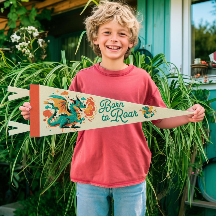 Born to Roar Felt Pennant