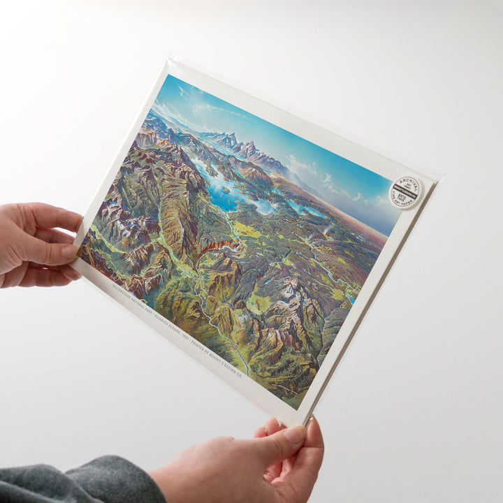 Yellowstone National Park Historic Art Print