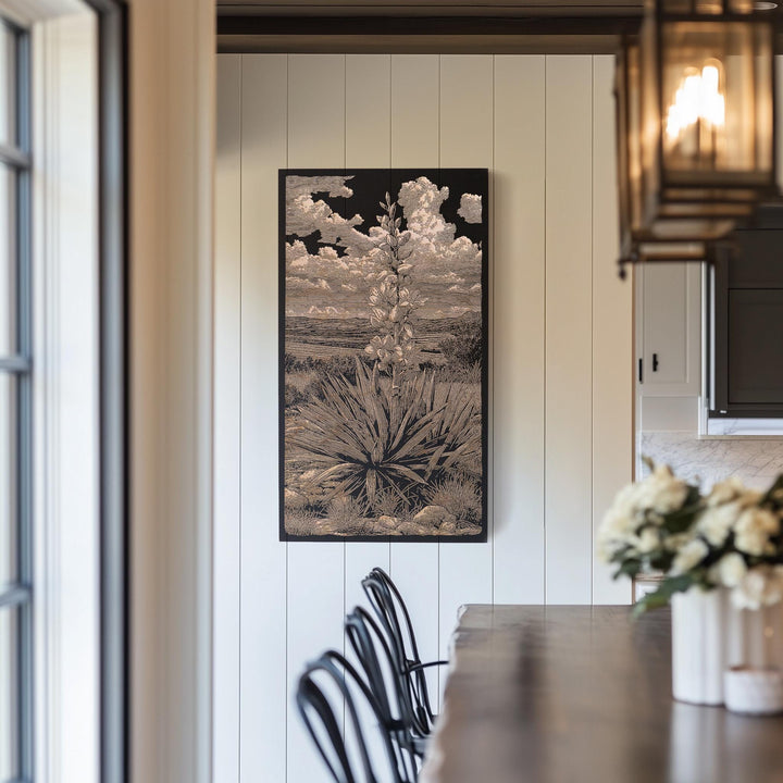 Flowering Yucca Engraved Illustrations