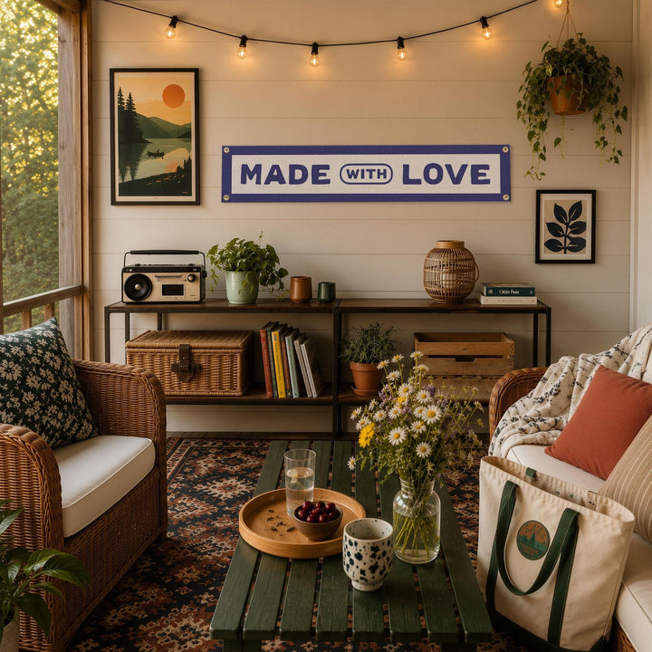 Made With Love Felt Banner