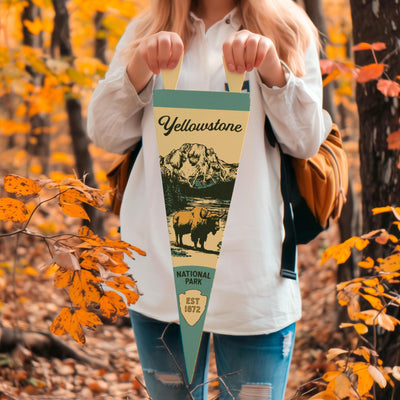 Yellowstone National Park Felt Pennant