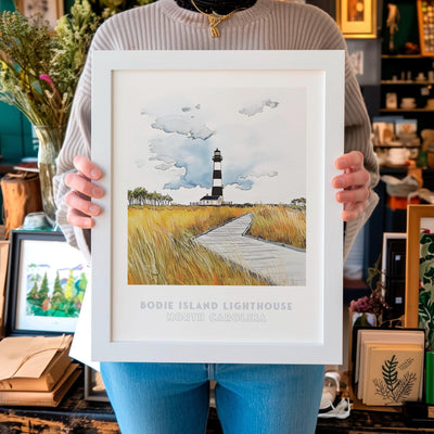 Bodie Island Lighthouse North Carolina Wall Art Print