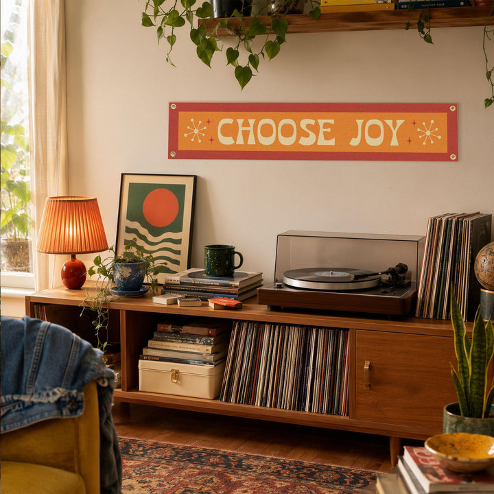 Choose Joy Felt Banner