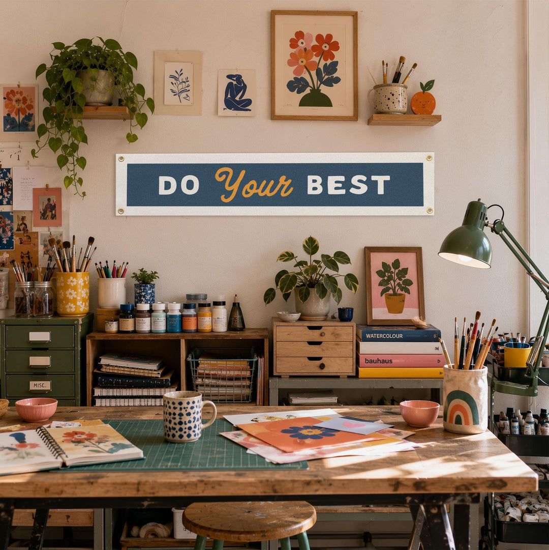 Do Your Best Felt Banner