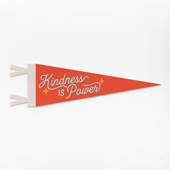 Kindness Is Power Felt Pennant
