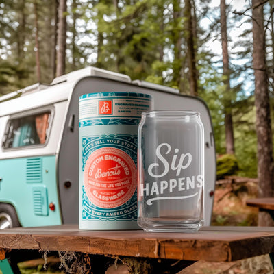 Sip Happens Glass