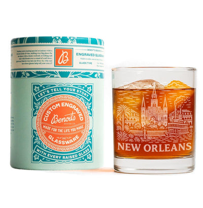 New Orleans Louisiana Glass