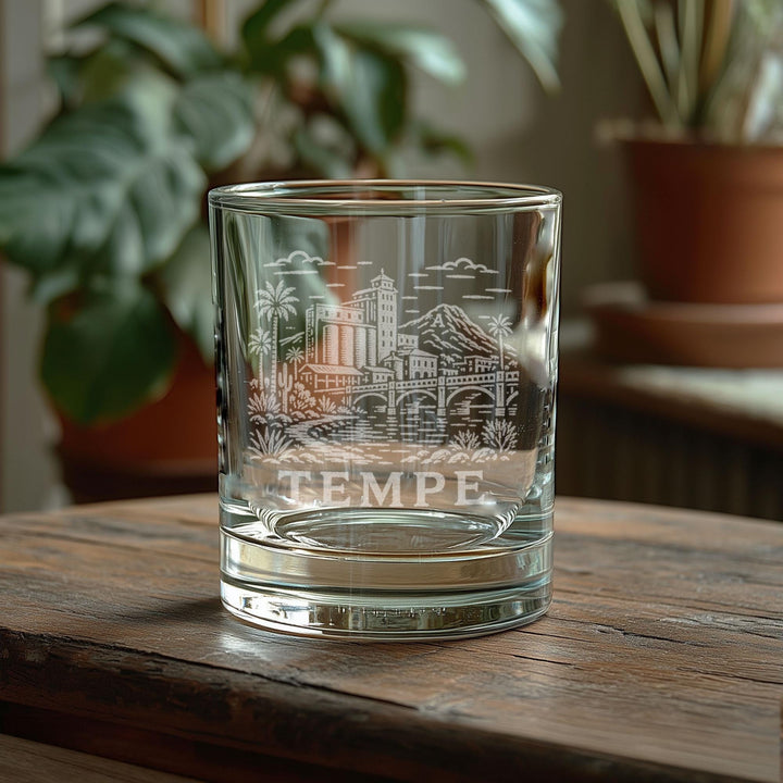 Tempe Arizona Engraved Glass
