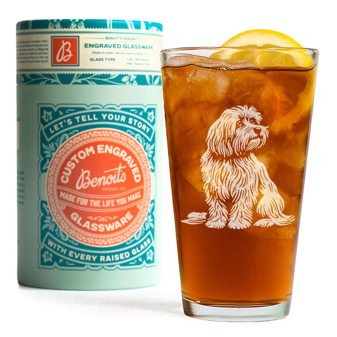 Havanese Customizable Dog Glasses