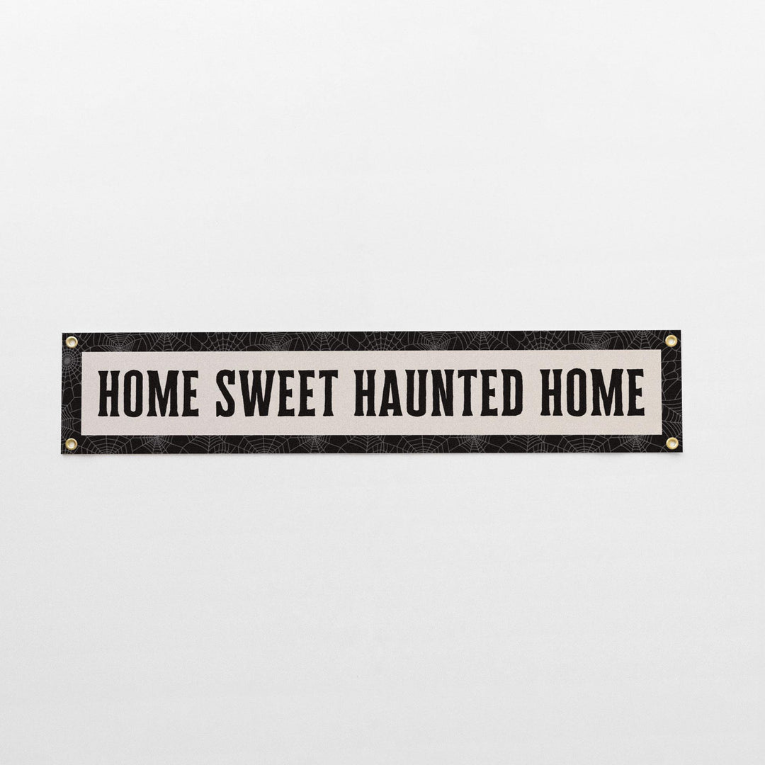 Home Sweet Haunted Home Felt Banner