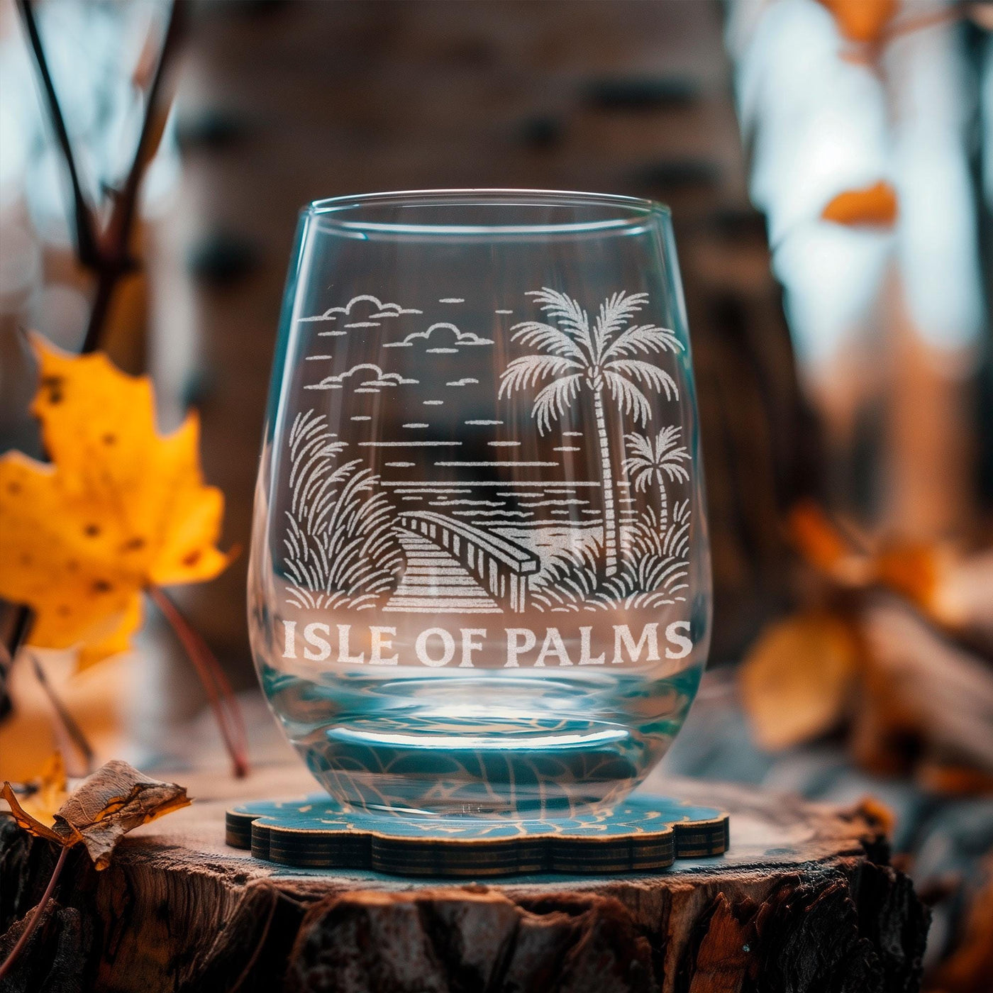 Isle of Palms South Carolina Glass