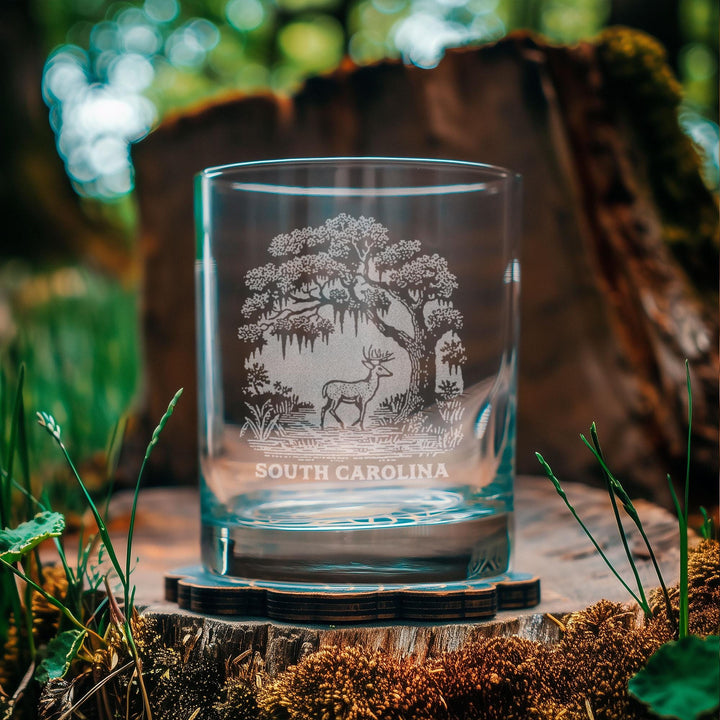 South Carolina State Deer Glasses