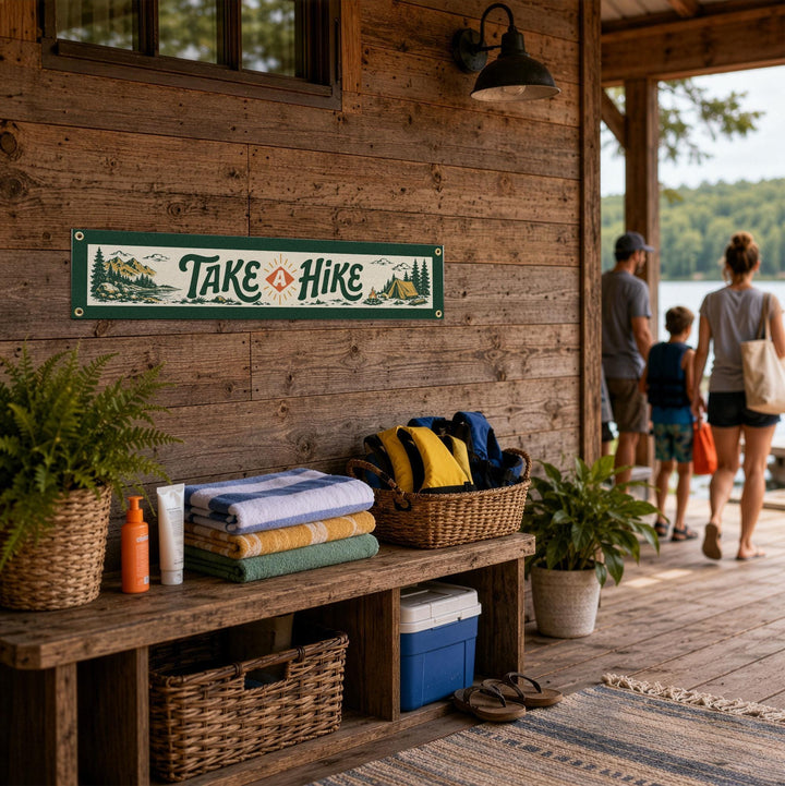 Take A Hike Felt Banner