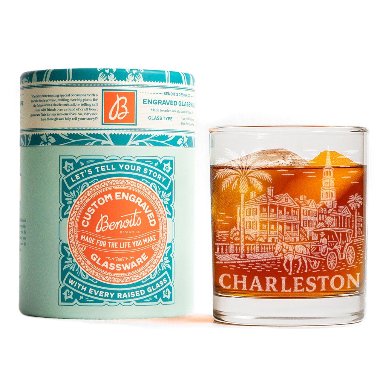 Charleston South Carolina Glass