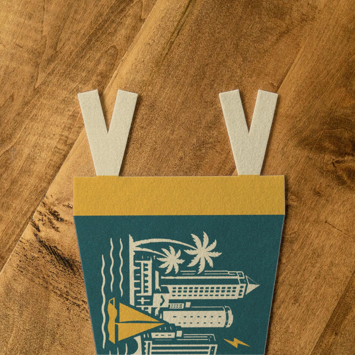 Tampa Florida Felt Pennant