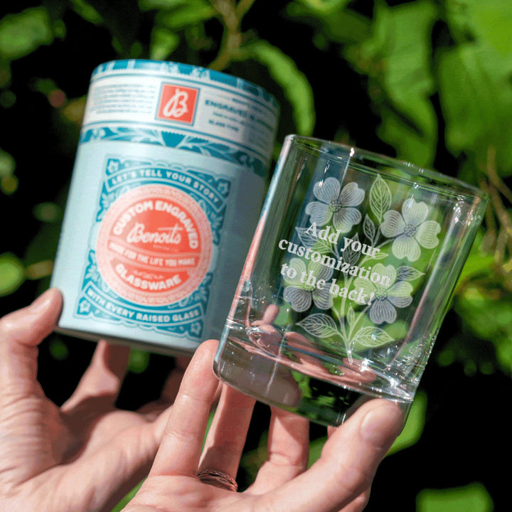 Dogwood Flower Glasses