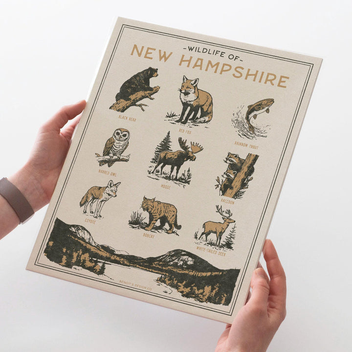 New Hampshire Wildlife Print