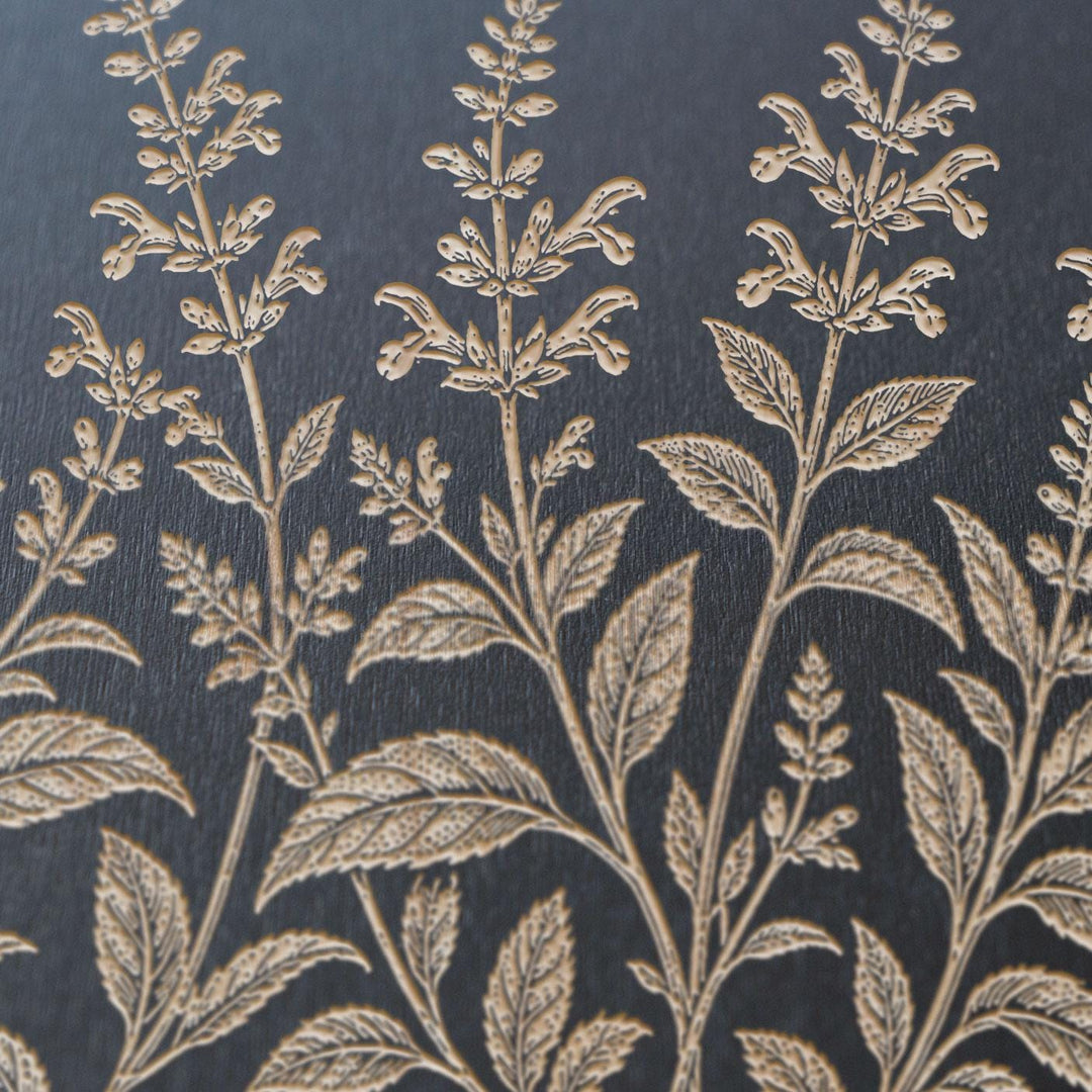 Salvia Engraved Birch Art Panel