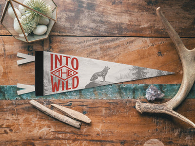Into The Wild Felt Pennant