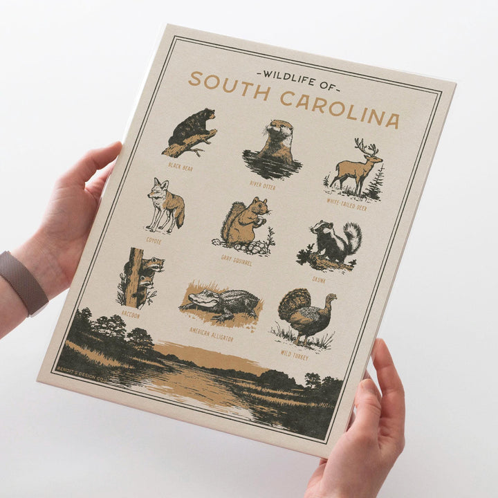 South Carolina Wildlife Print