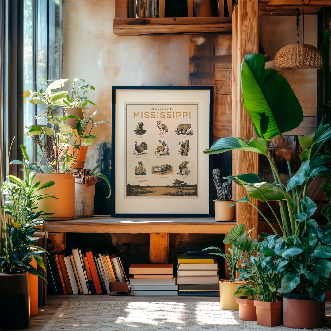 Mississippi Wildlife Print