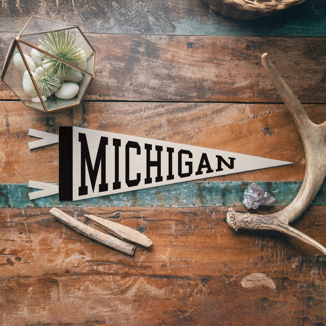 Michigan Varsity Felt Pennant