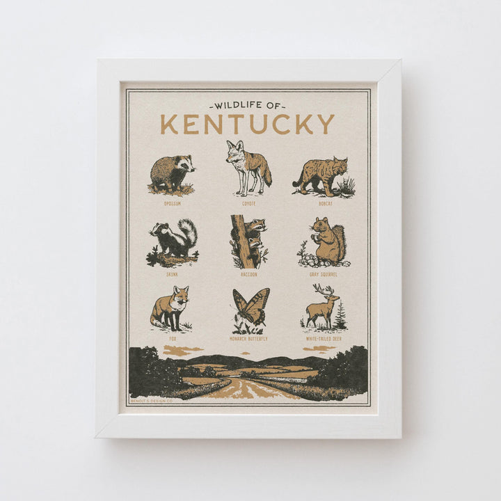 Kentucky Wildlife Print