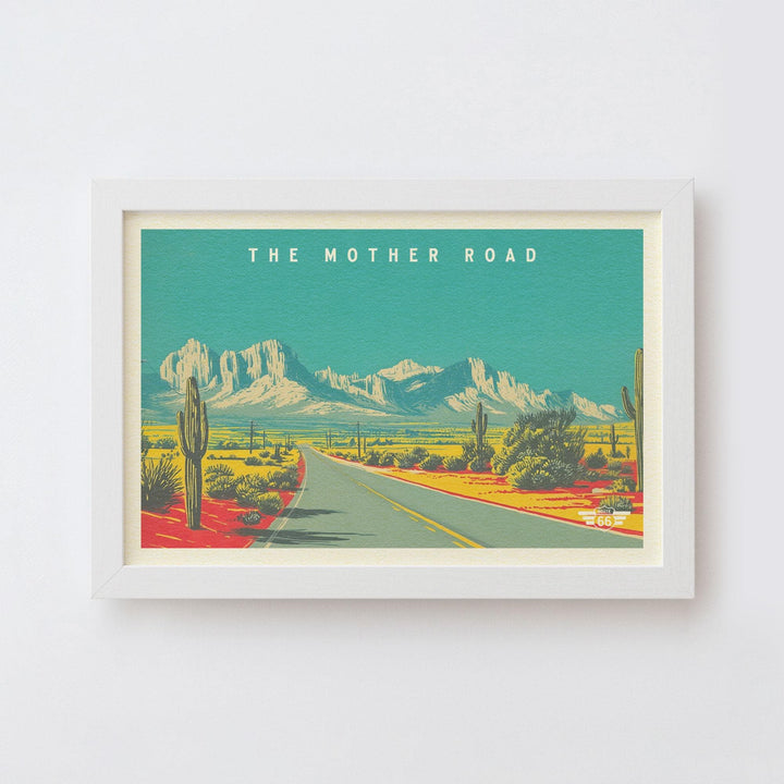 The Mother Road Postcard Art Print
