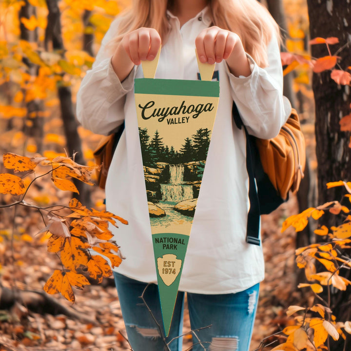 Cuyahoga Valley National Park Felt Pennant