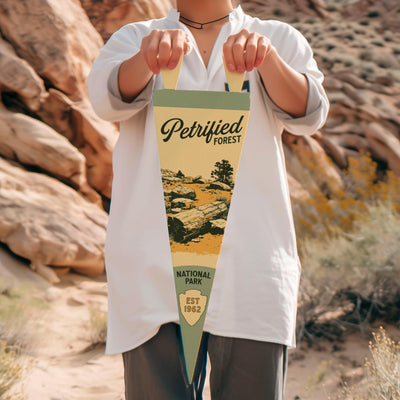 Petrified Forest National Park Felt Pennant