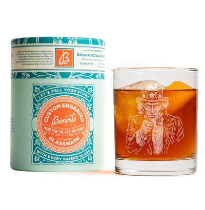 Uncle Sam Glass