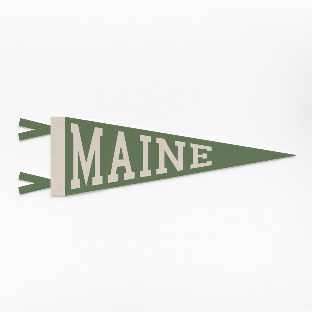 Maine Varsity Felt Pennant