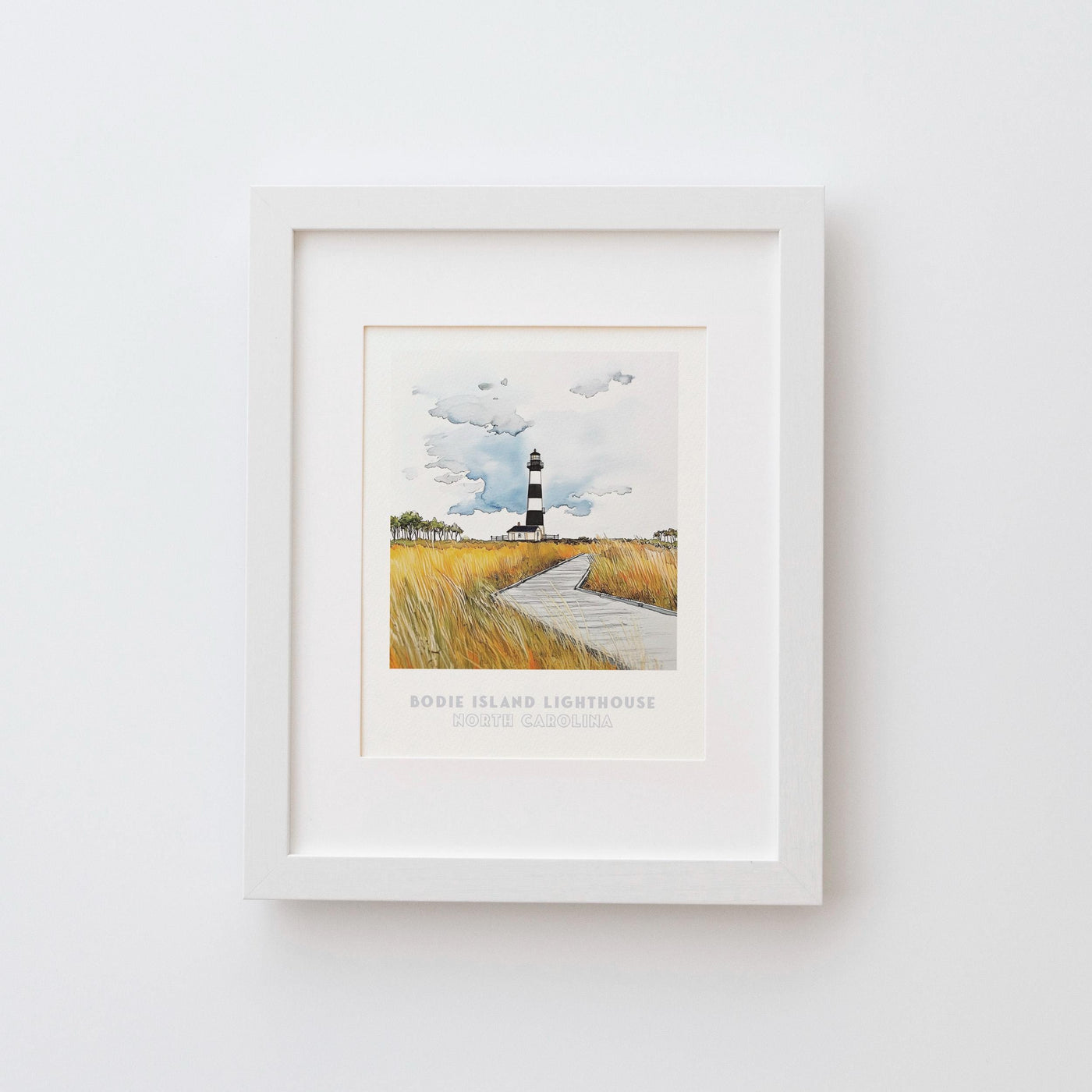 Bodie Island Lighthouse North Carolina Wall Art Print