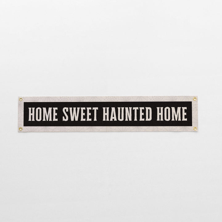 Home Sweet Haunted Home Felt Banner