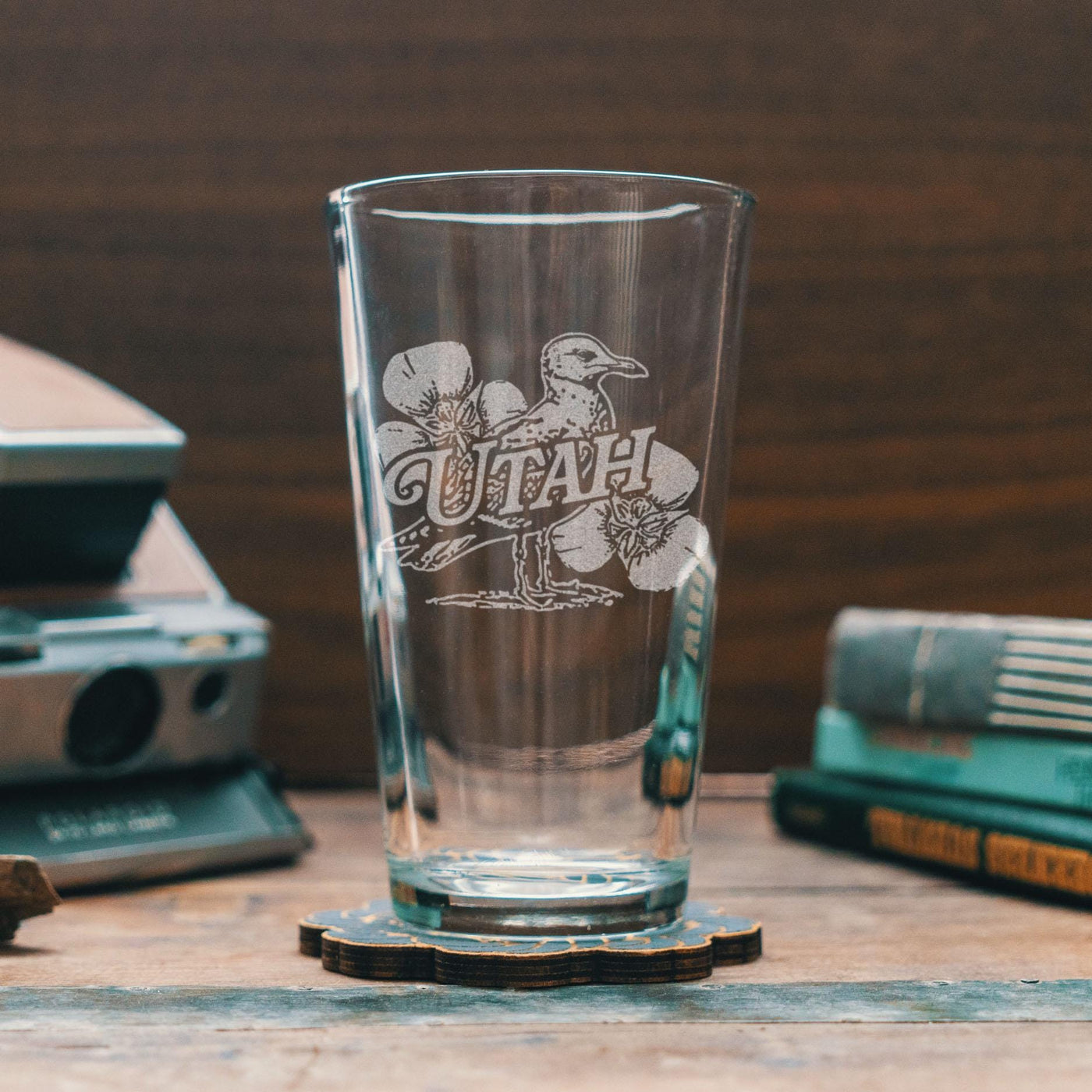 Utah State Bird Glasses