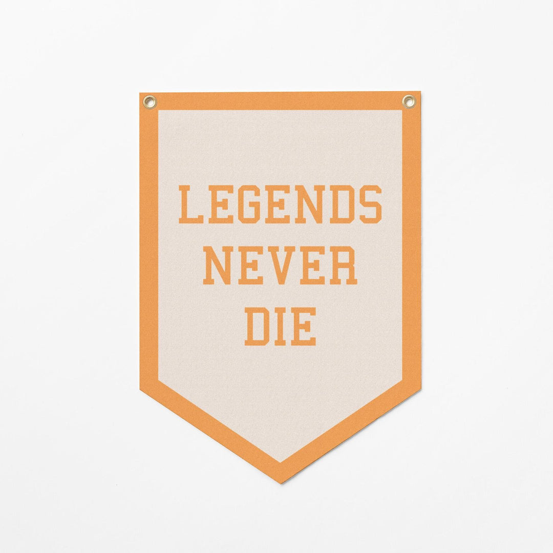 Custom Varsity Sign Felt Camp Flag