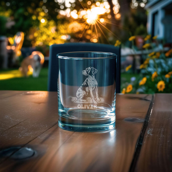 German Shorthaired Pointer Customizable Dog Glasses