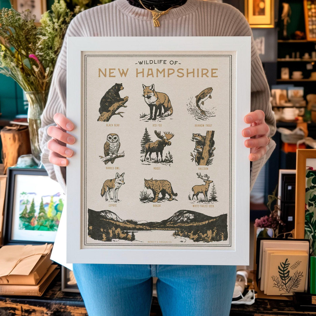 New Hampshire Wildlife Print