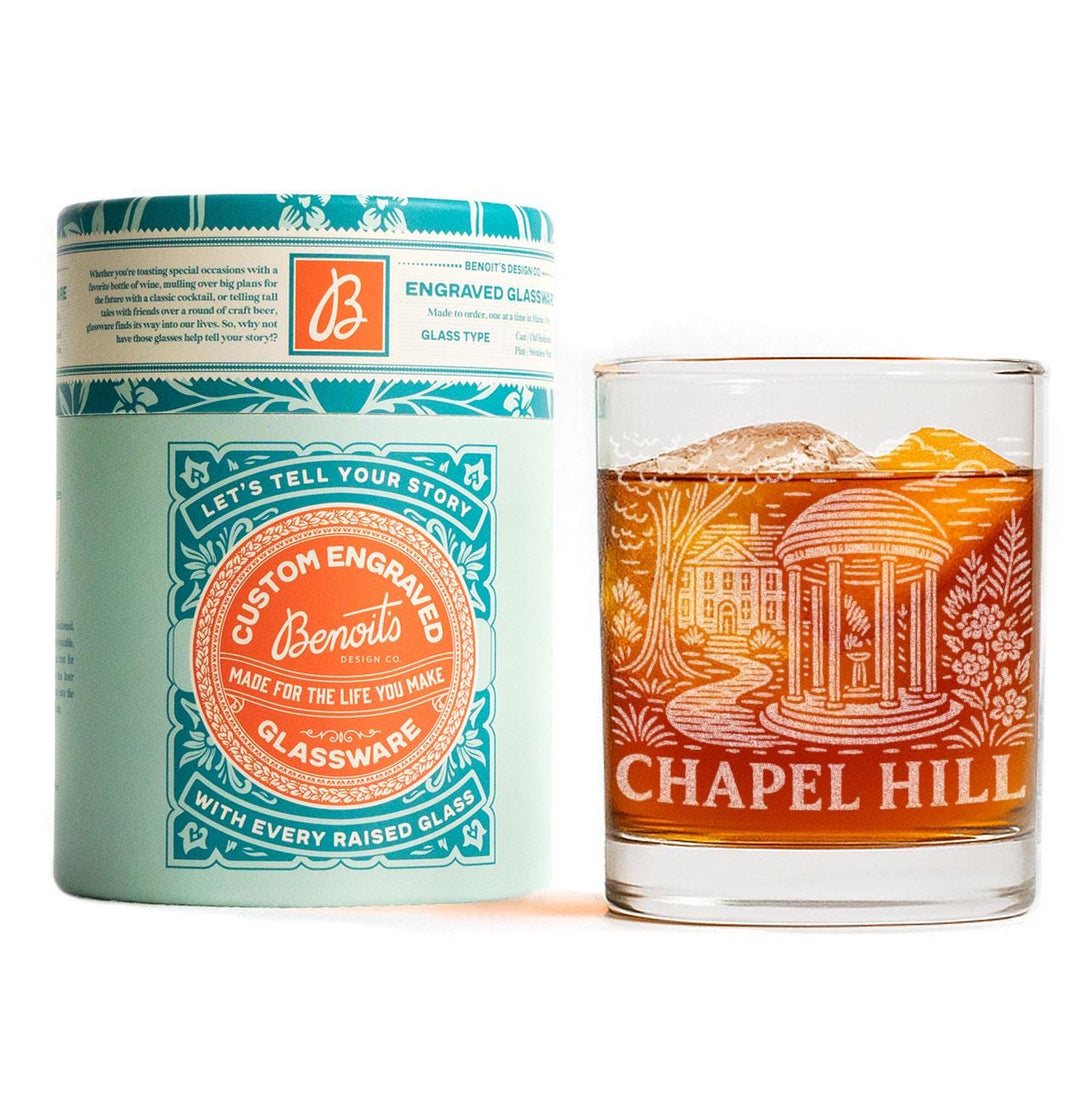Chapel Hill North Carolina Glasses