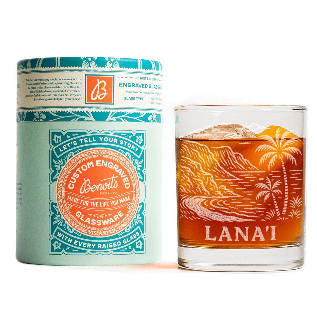 Lanai Hawaii Glasses