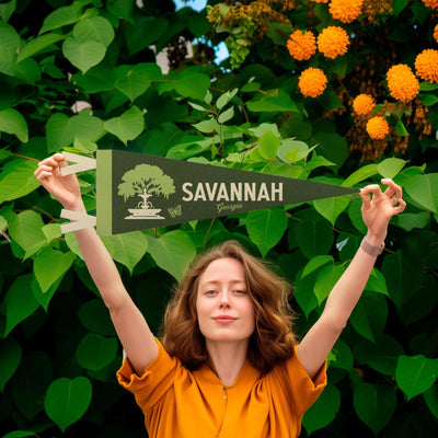 Savannah, Georgia Felt Pennant