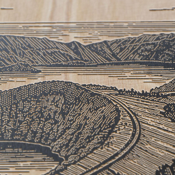 Azores Portugal Engraved Birch Art Panel