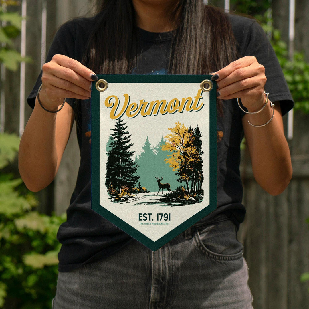 Vermont Felt Camp Flag