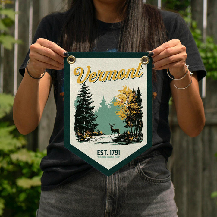 Vermont Felt Camp Flag