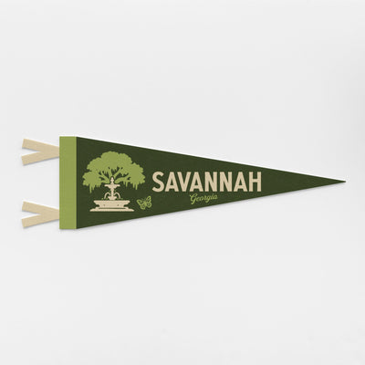 Savannah, Georgia Felt Pennant