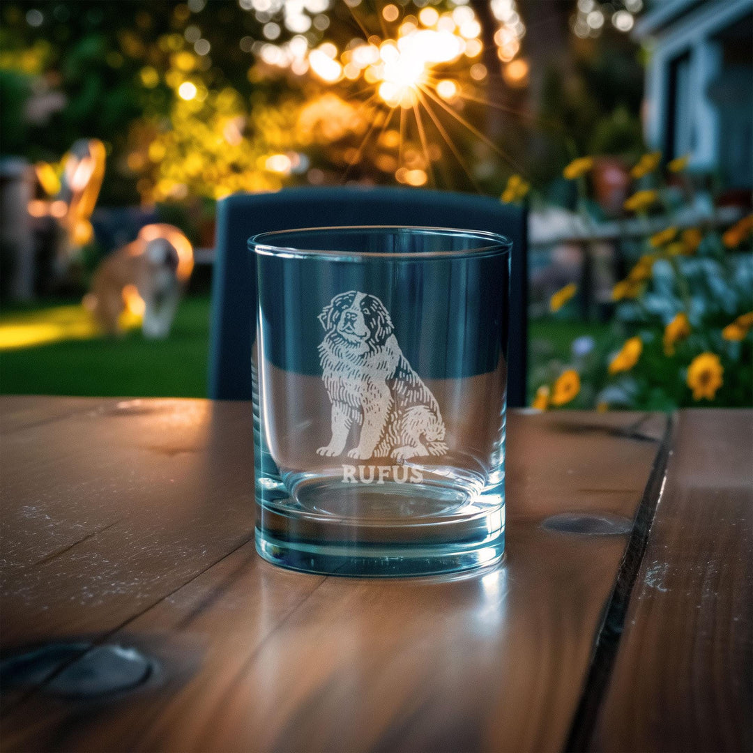 Saint Bernard Customizable Dog Glasses