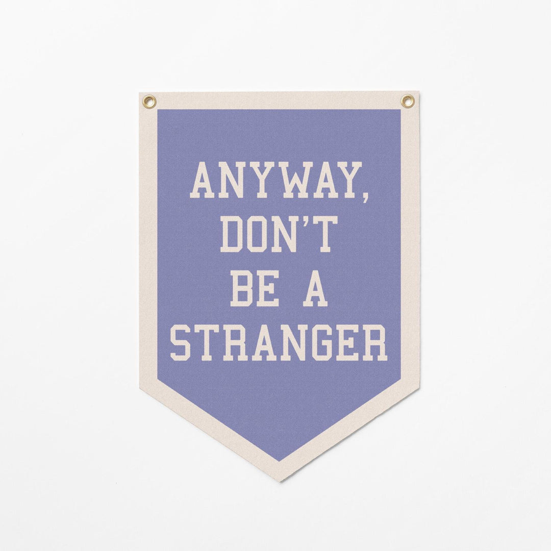Custom Varsity Sign Felt Camp Flag